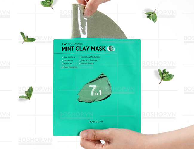Mặt Nạ Barulab 7 In 1 Total Solution Mint Clay Mask Xanh (Date 07/2024)