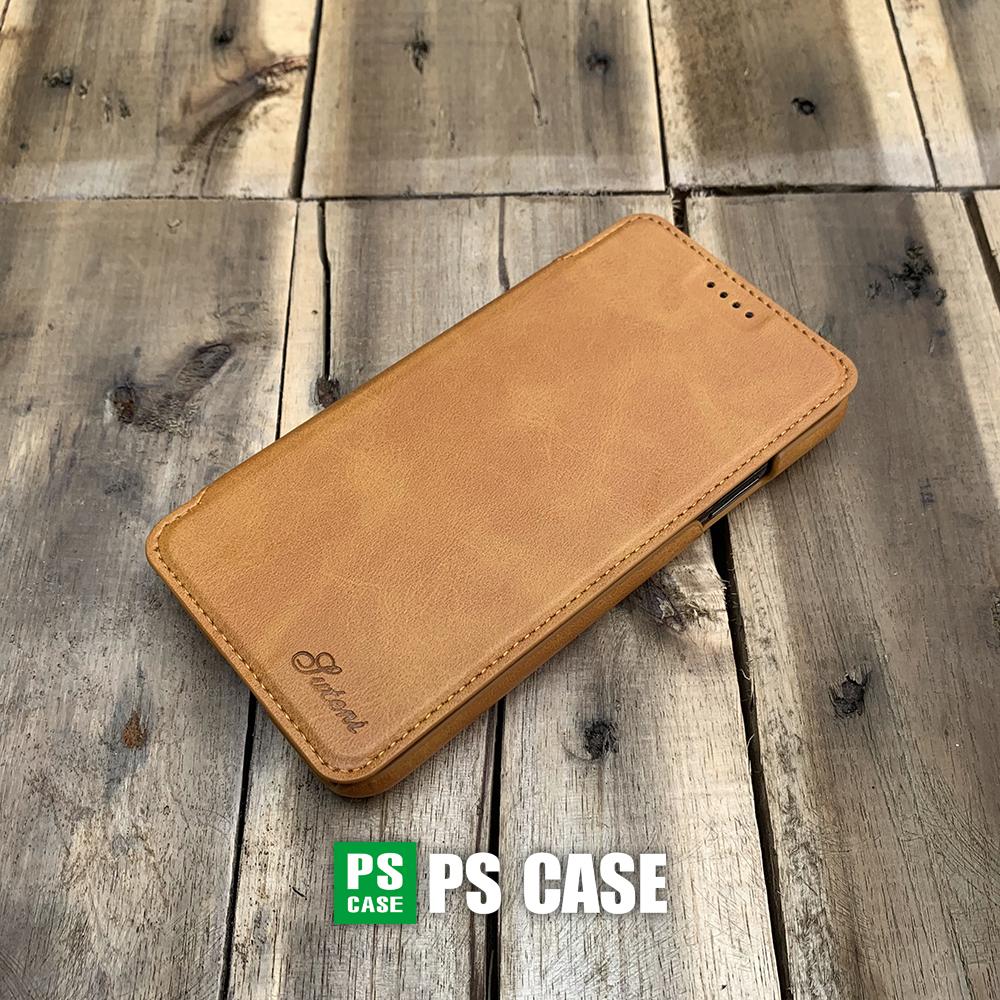 Bao da kiêm ví dành cho iPhone 11 Pro - màu vàng - PS Case Phân Phối