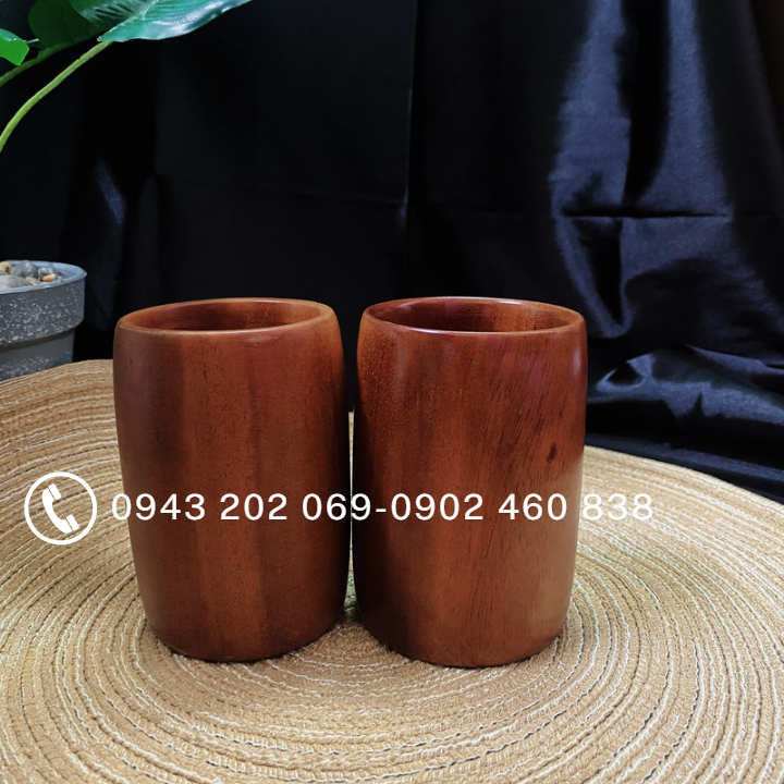 Ly, cốc gỗ tự nhiên