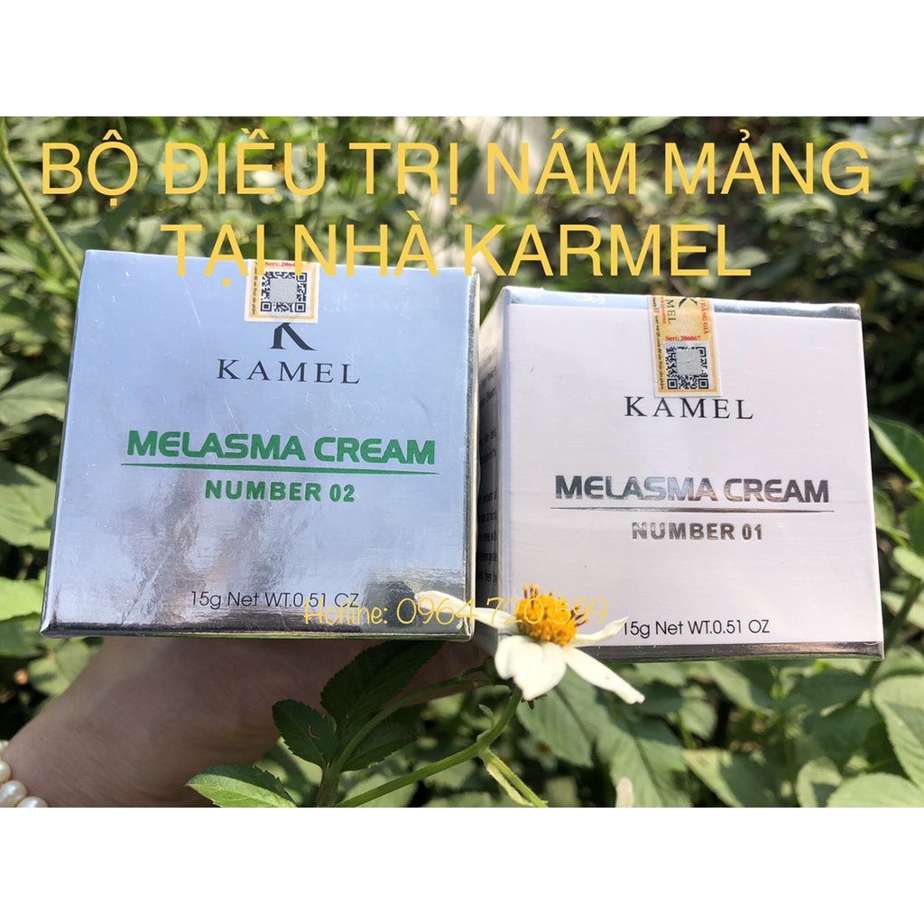 Cặp kem nám mảng Kamel cao cấp tại nhà
