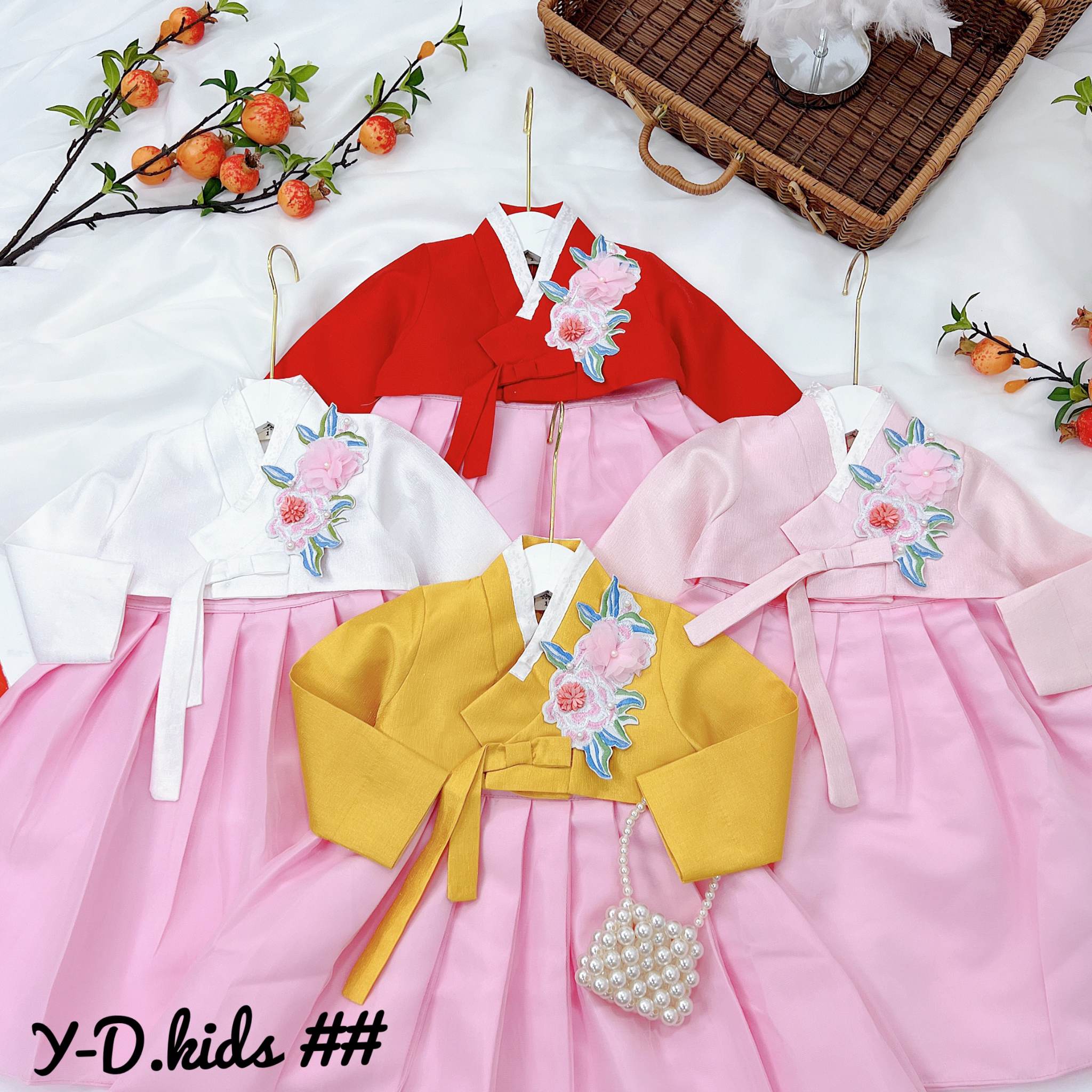 Hanbok hàn quốc cho bé gái vui xuân 2023