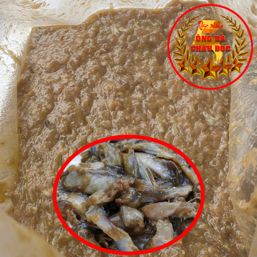Mắm cá linh xay ông bà 5 châu đốc hủ 500gr