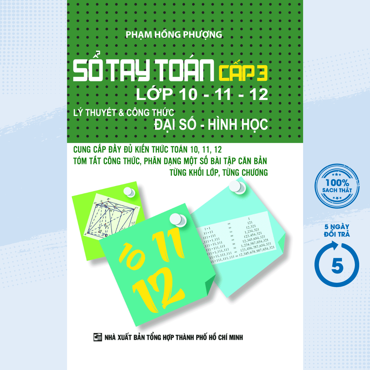 Sách - sổ tay toán cấp 3 lớp 10-11-12 - newshop