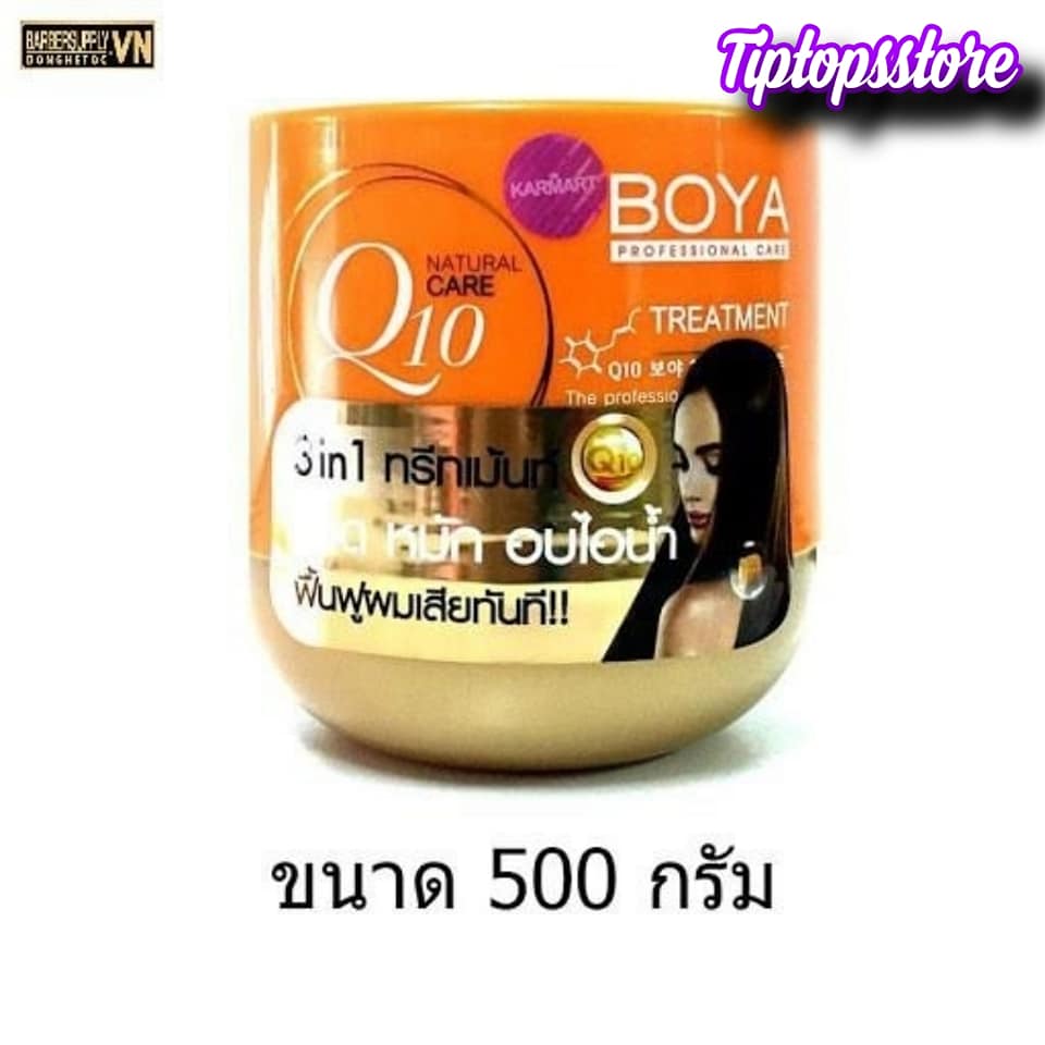[HCM]KEM Ủ TÓC BOYA HAIR TREATMENT Q10 THÁI LAN (hủ 500ml)