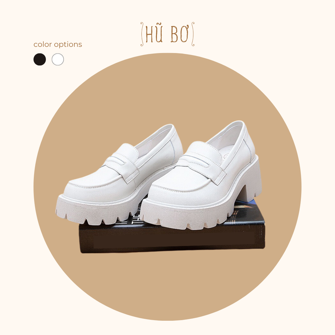 Platform Joshi loafer - Giày da bò nữ (Genuine Leather)