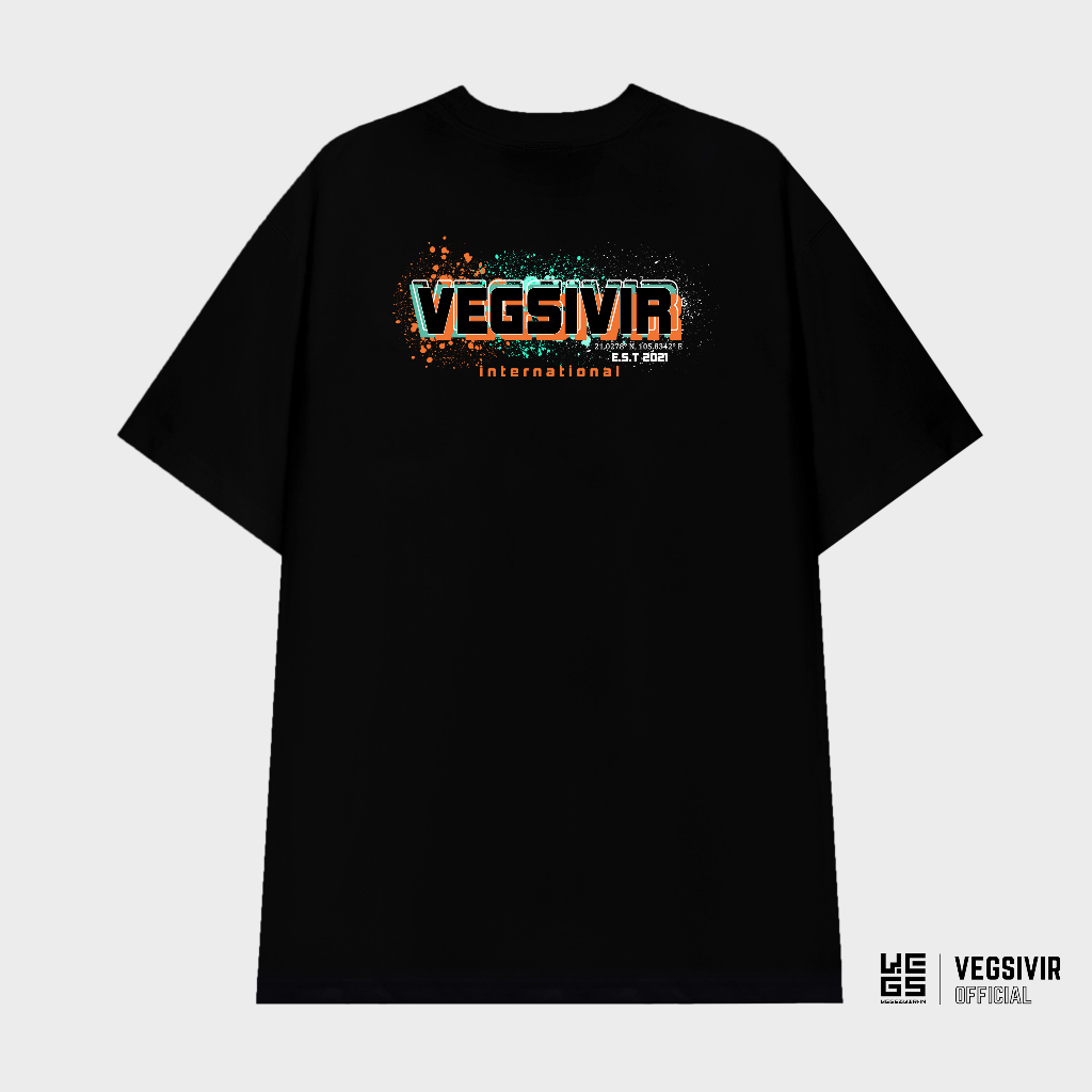 Áo thun unisex vegsivir - paint