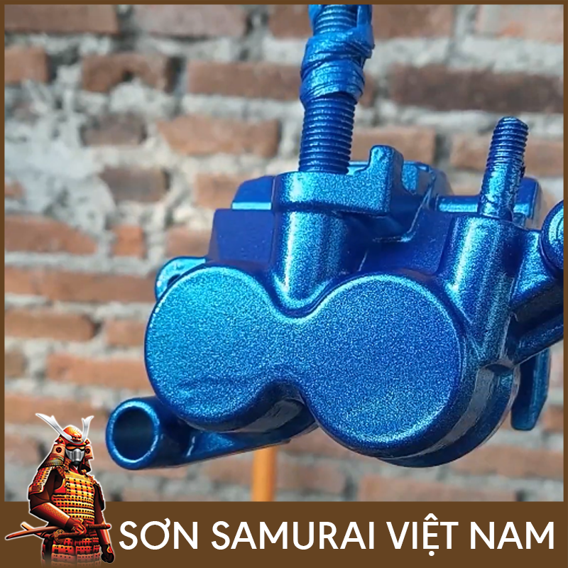 Sơn samurai màu xanh ánh kim  - Chai sơn màu xanh da trời 1103 sơn xịt samurai