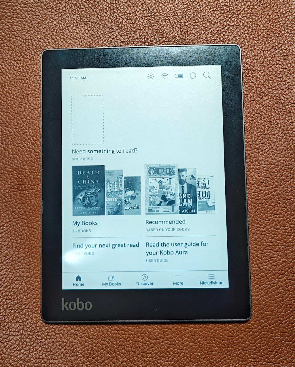 Máy Đọc Sách Kobo Aura 6 Inch Có Đèn Nền, Cài Sẵn Koreader, Patch Update