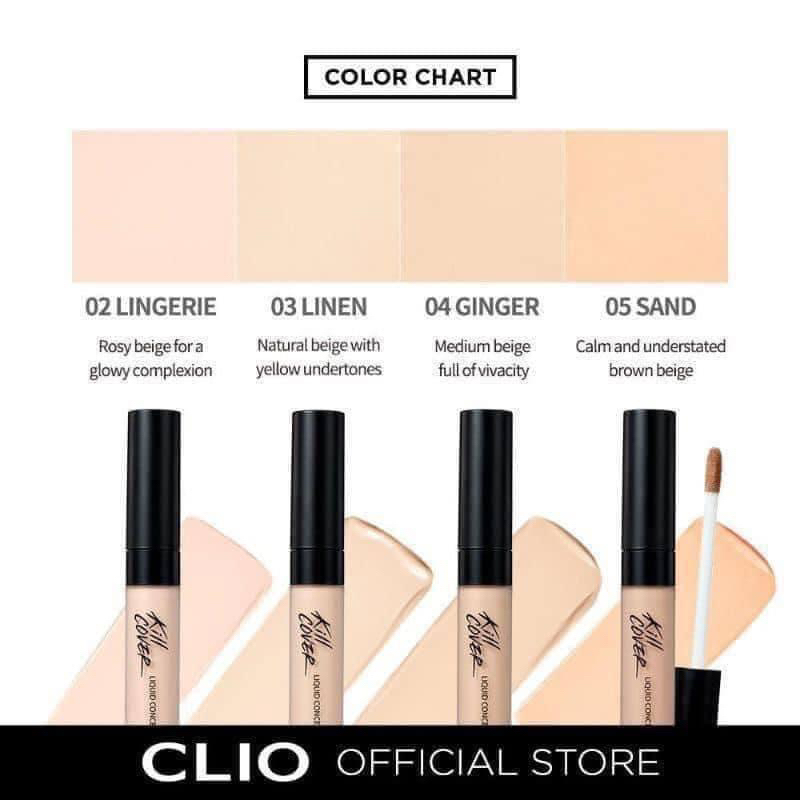 KEM CHE KHUYẾT ĐIỂM CLIO KILL COVER CONCEALER