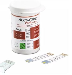 Hộp 25 Que thử đường huyết Accu-chek Performa cho máy Accu thumbnail