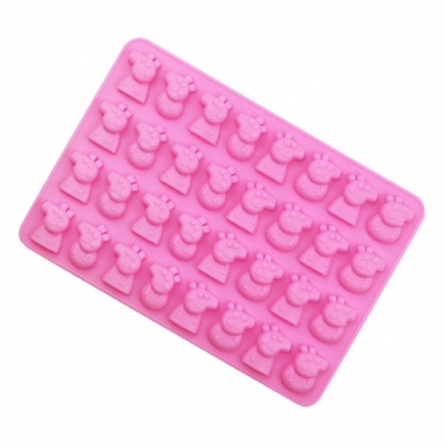 Khuôn silicon con heo Peppa