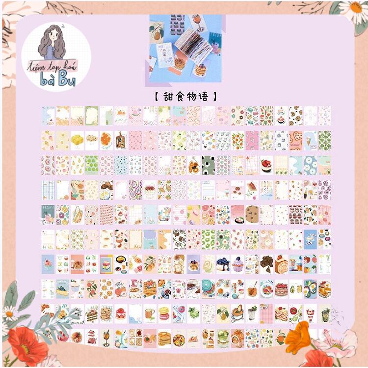 Cuốn 200 Tờ Giấy Nền Và Giấy Can Nền Trang Trí