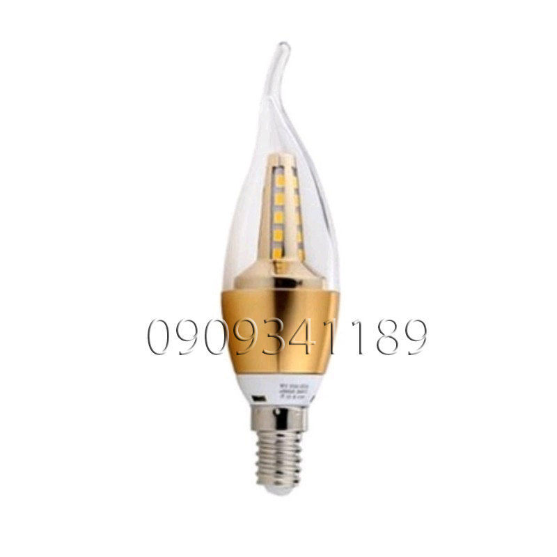 [HCM]Bộ 5 bóng đèn led nến đuôi E14