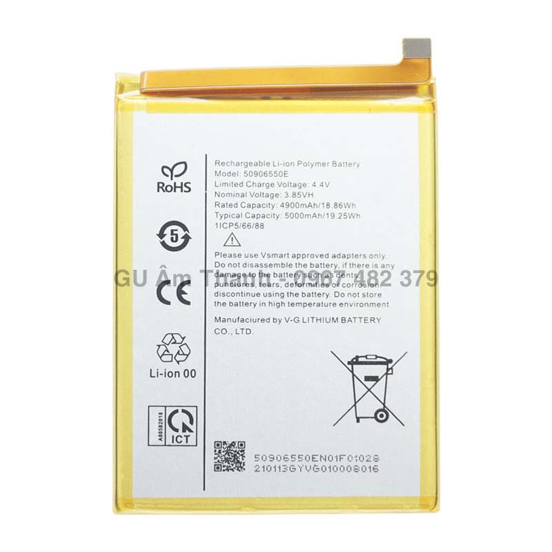 Pin cho vsmart star 5 v352 dung lượng 5000mah zin máy