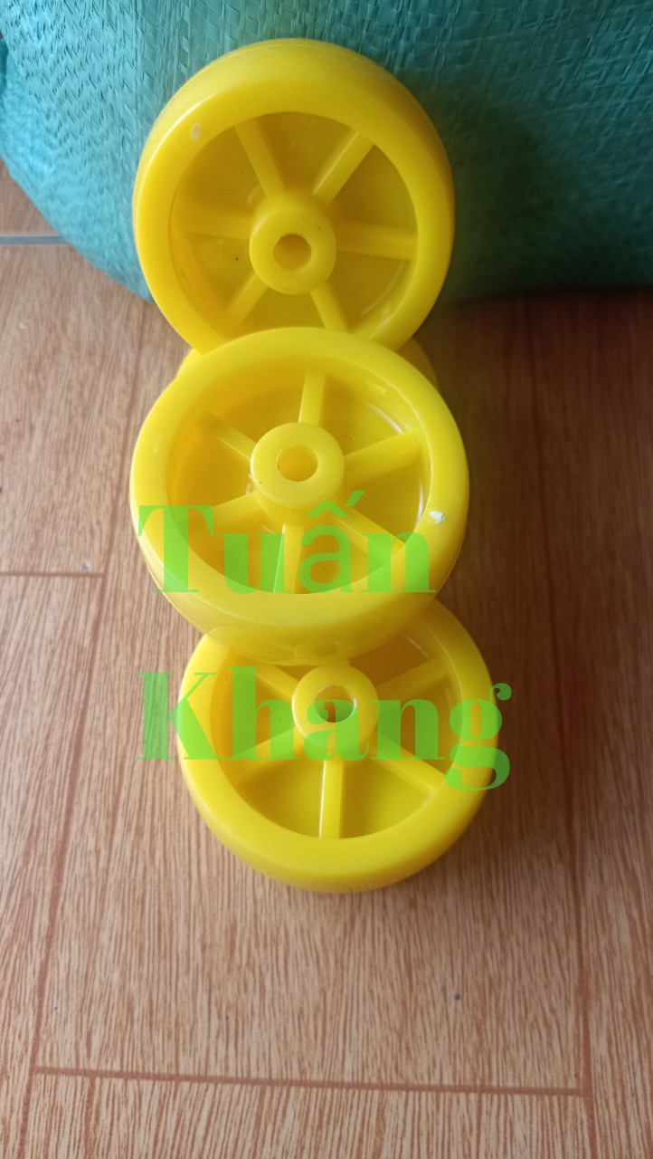 Bánh xe đẩy nhựa đường kính 75mm