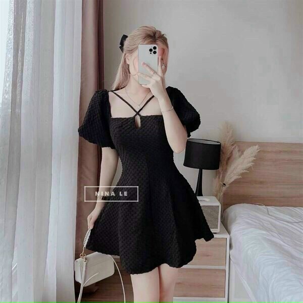 Váy đầm nữ chất liệu lụa xốp cực ky đep lun
