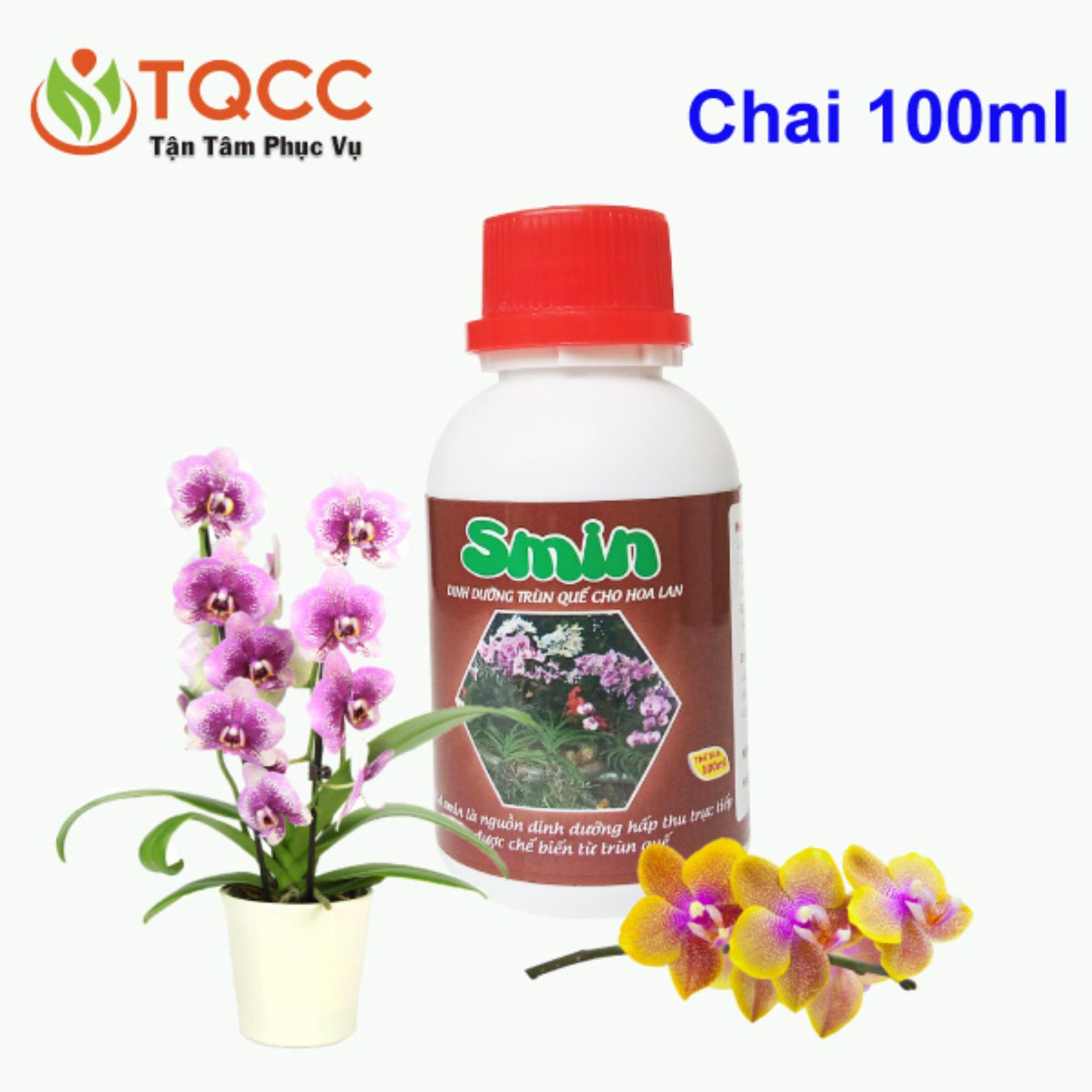[HCM]Chế phẩm sinh học Smin chăm sóc cho hoa lan chai 100ml