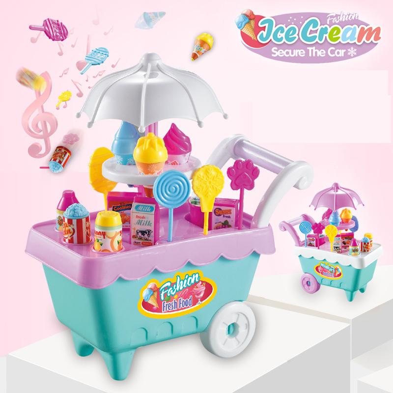 Bộ đồ chơi xe kem Mini siêu cute cho bé gái