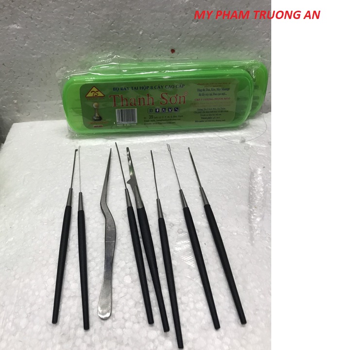 Bộ lấy ráy tai có hộp thanh sơn