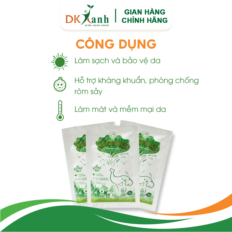 Nước tắm thảo dược Elemis dạng gói - DK Pharma