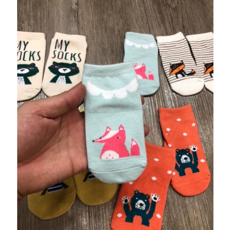 Tất Pony Kid Cổ Cao Chống Trượt