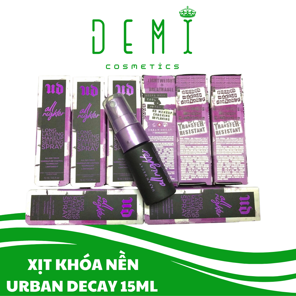 (Mẫu mới) Xịt khóa nền Urban Decay All Nighter 15ml