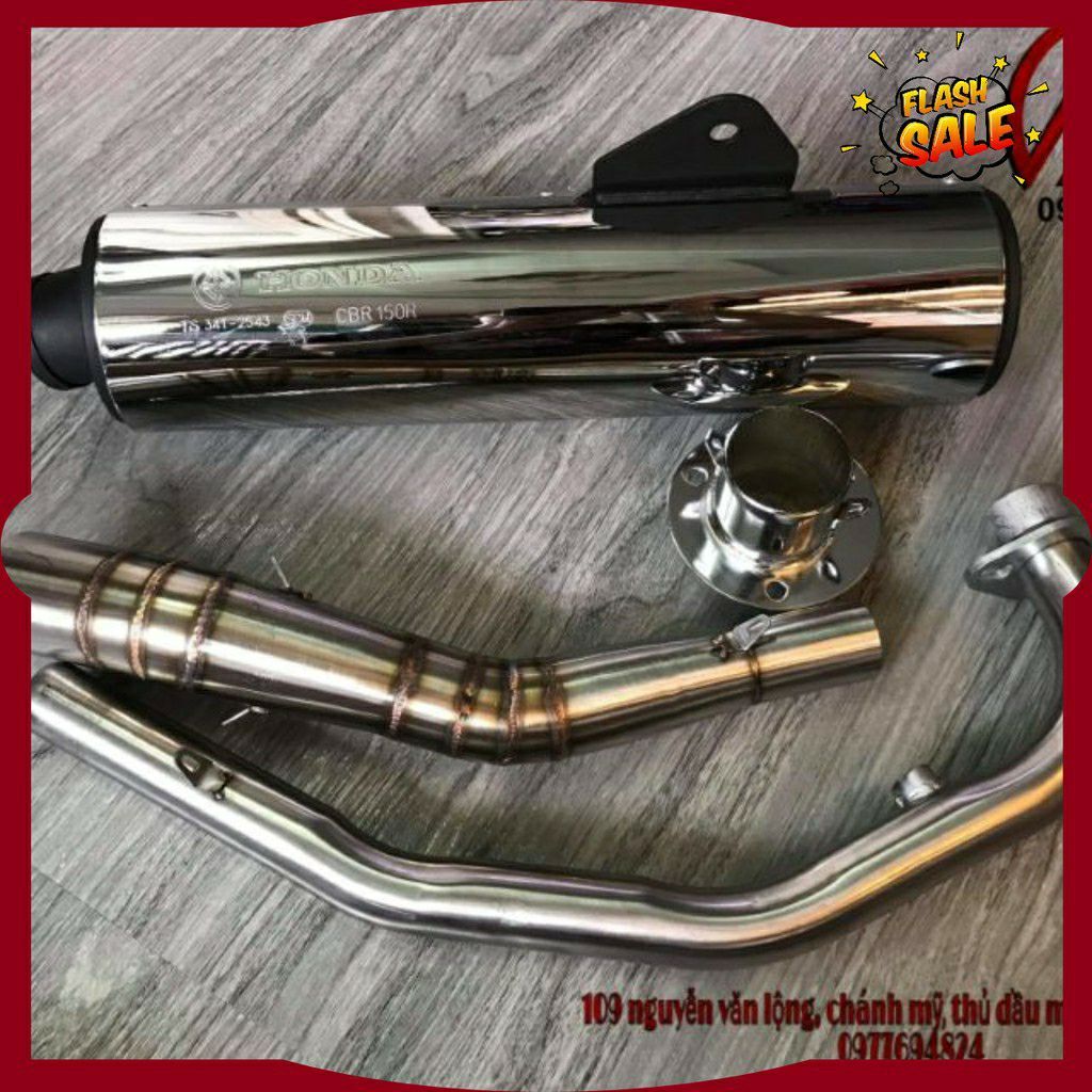 [HCM]Lon pô CBR RL & HonDa + cổ 2 khúc gắn cho sonic winner winner x như zin " rẻ vô địch " Rẻ Vô Địch