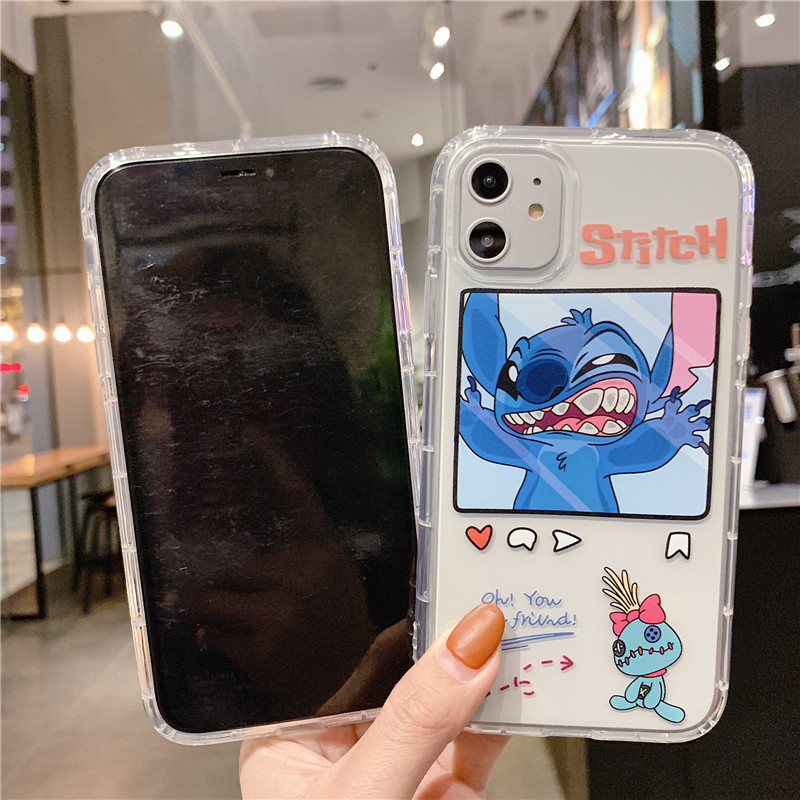 Ốp Lưng Silicon Chống Sốc Stitch
