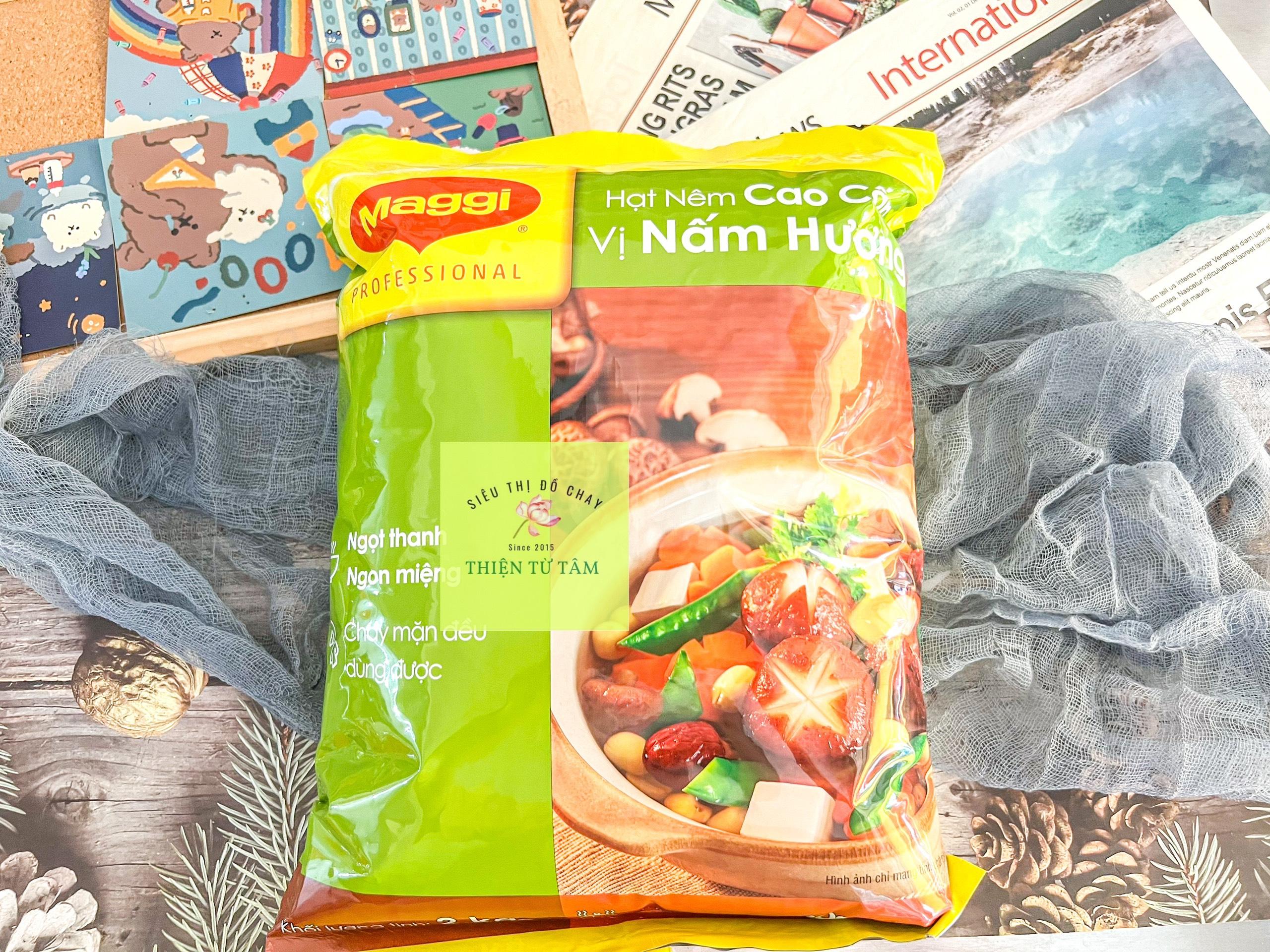 Hạt nêm nấm hương maggi gia vị chay cho món ăn thêm phần ngọt ngào