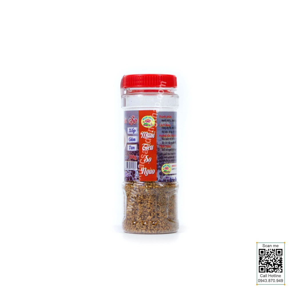 Muối tiêu sọ ngào ngọc phú - 100 gram