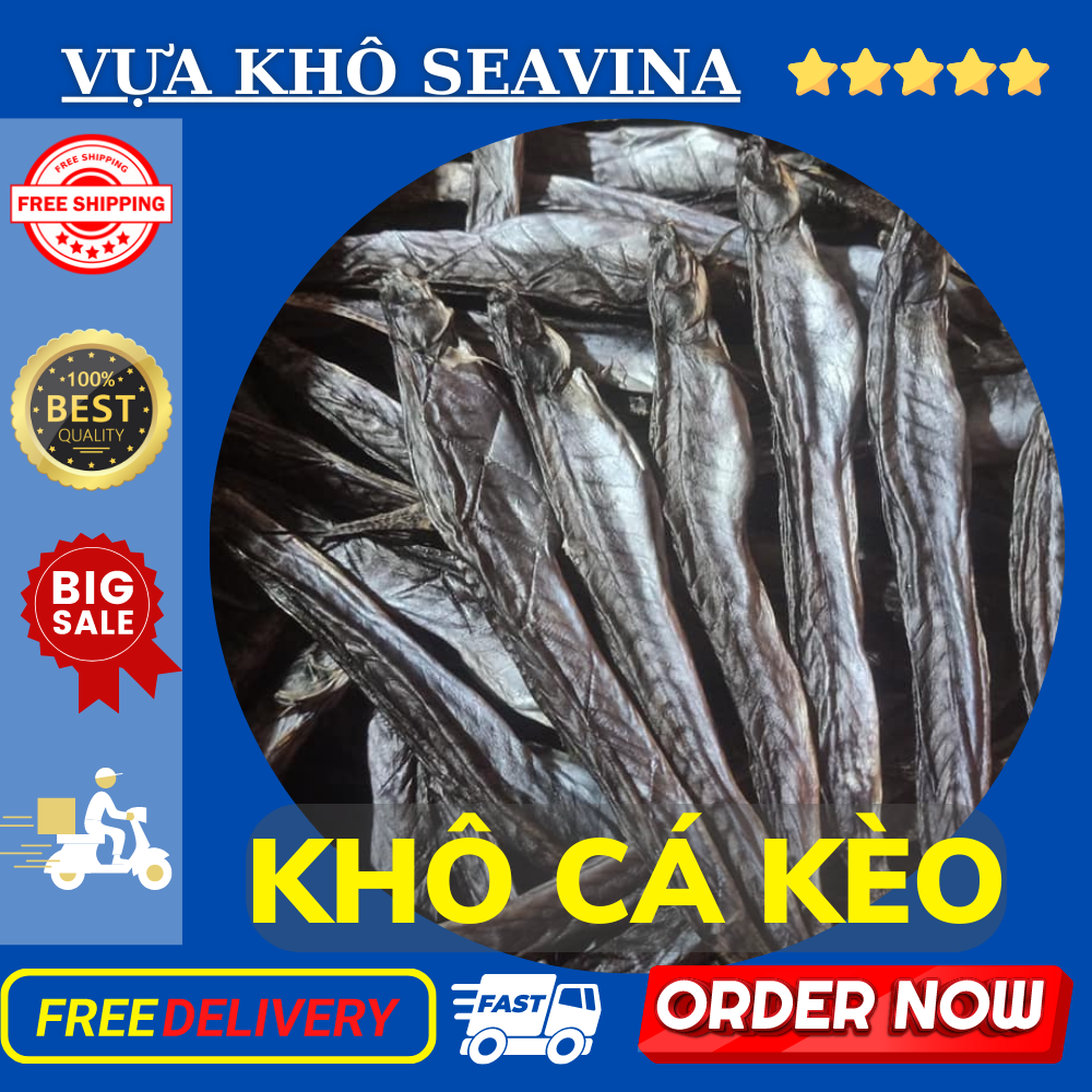 Khô cá kèo loại 1.Đặc sản khô cá kèo chính gốc Cà Mau vị ngọt tự nhiên. không chất bảo quản