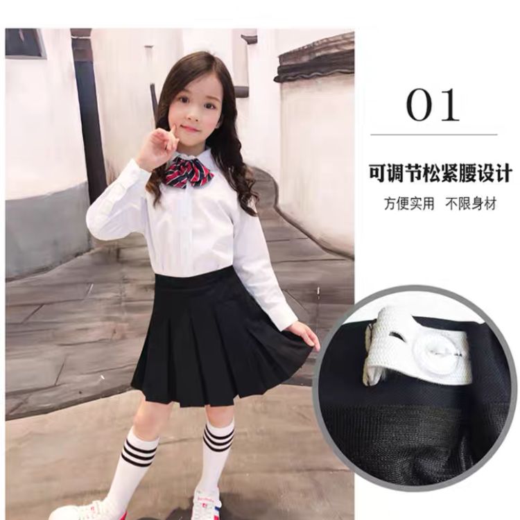 Chân váy xếp ly bé gái CV003