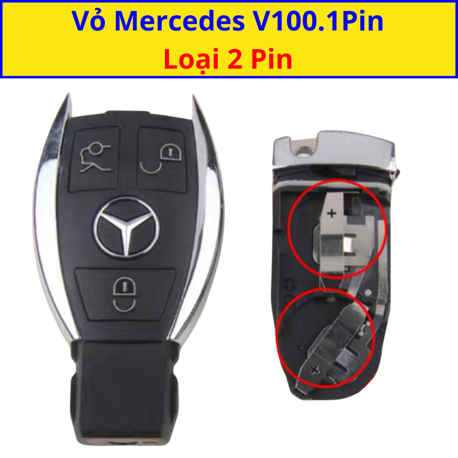 Vỏ Chìa Khoá xe Mercedes V100