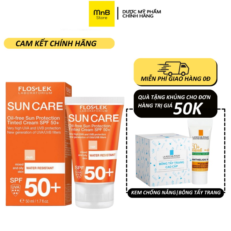 kem chống nắng Floslek Sun Protection Tinted Cream SPF 50+ 50ml nhập khẩu