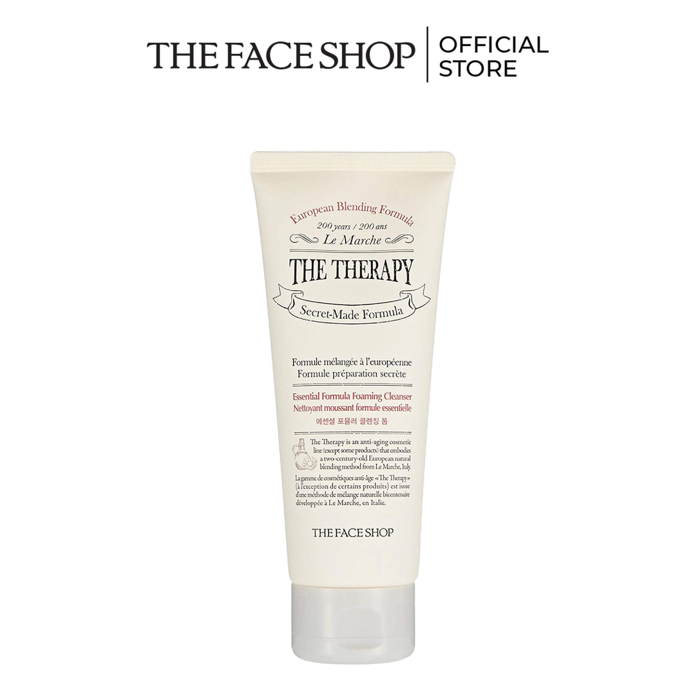 Thefaceshop - Sữa Rửa Mặt Chống Lão Hóa Sớm The Therapy Essential Foaming Cleanser 15g/0.52oz