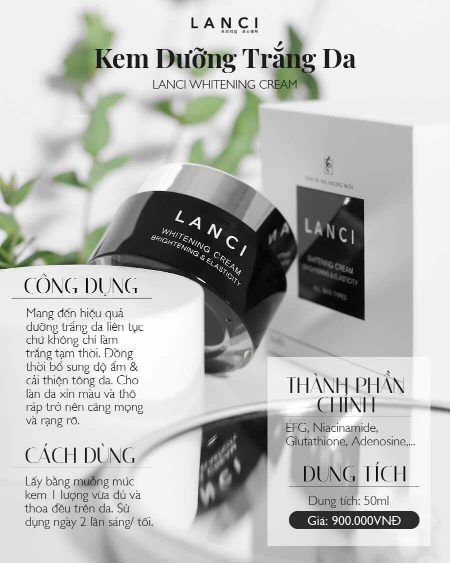 Kem Face Ngày Đêm Lanci mẫu mới