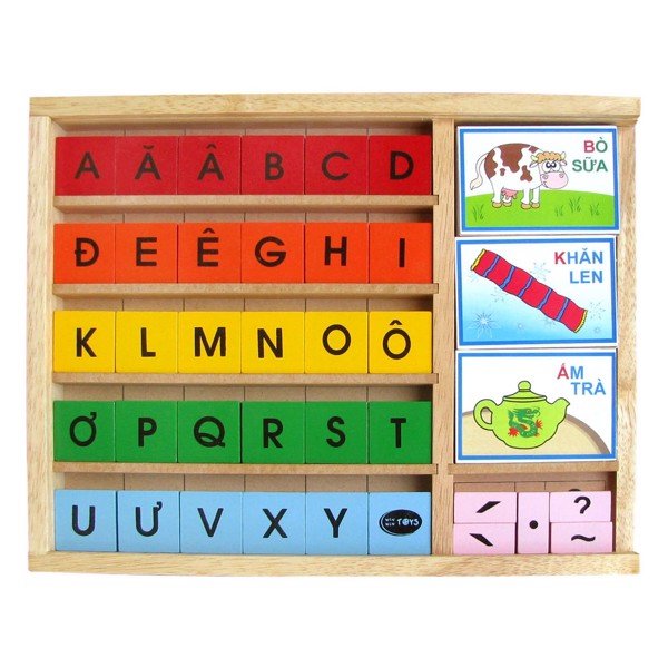 [HCM]Đồ chơ gỗ Bộ học vần Winwintoys 60312