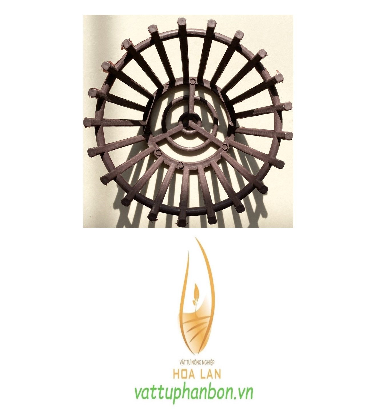 Chậu nhựa trồng hoa lan phi 16cm - #021c#