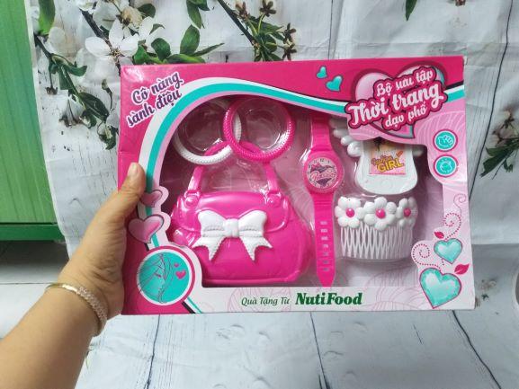 Bộ đồ chơi thời trang dạo phố bé gái
