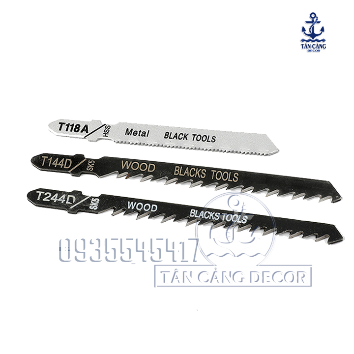 Bộ lưỡi cưa lọng gỗ Blacks Tools T244D