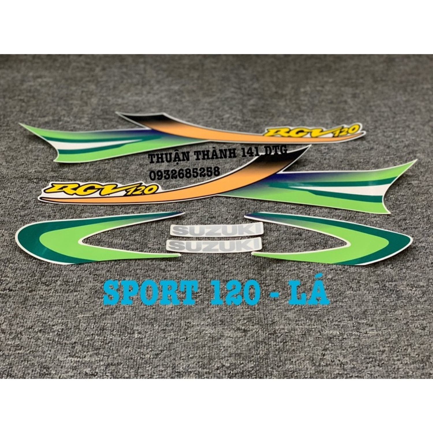 Tem sport 120 - Xipo - RGV120 ( đủ màu )