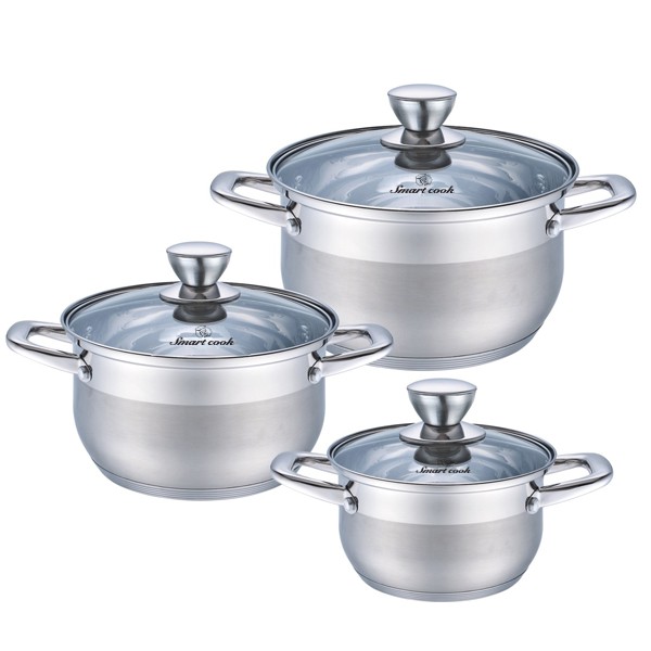 Bộ nồi inox Elmich 3 chiếc cỡ 162024cm EL3337 (Giá áp dụng giao tại HN, HCM& các tỉnh liên hệ shop)
