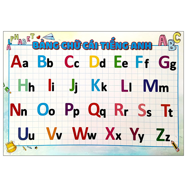 Fahasa - bảng chữ cái tiếng anh - số đếm