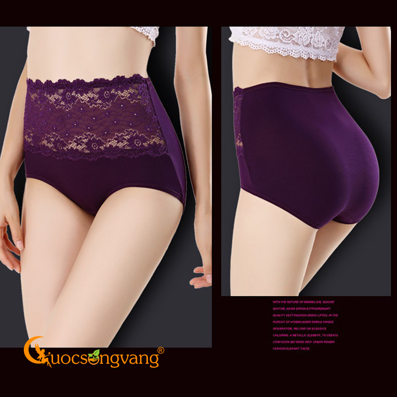 Quần lót nữ ren quần lót ren bụng GLDL020 Cuocsongvang