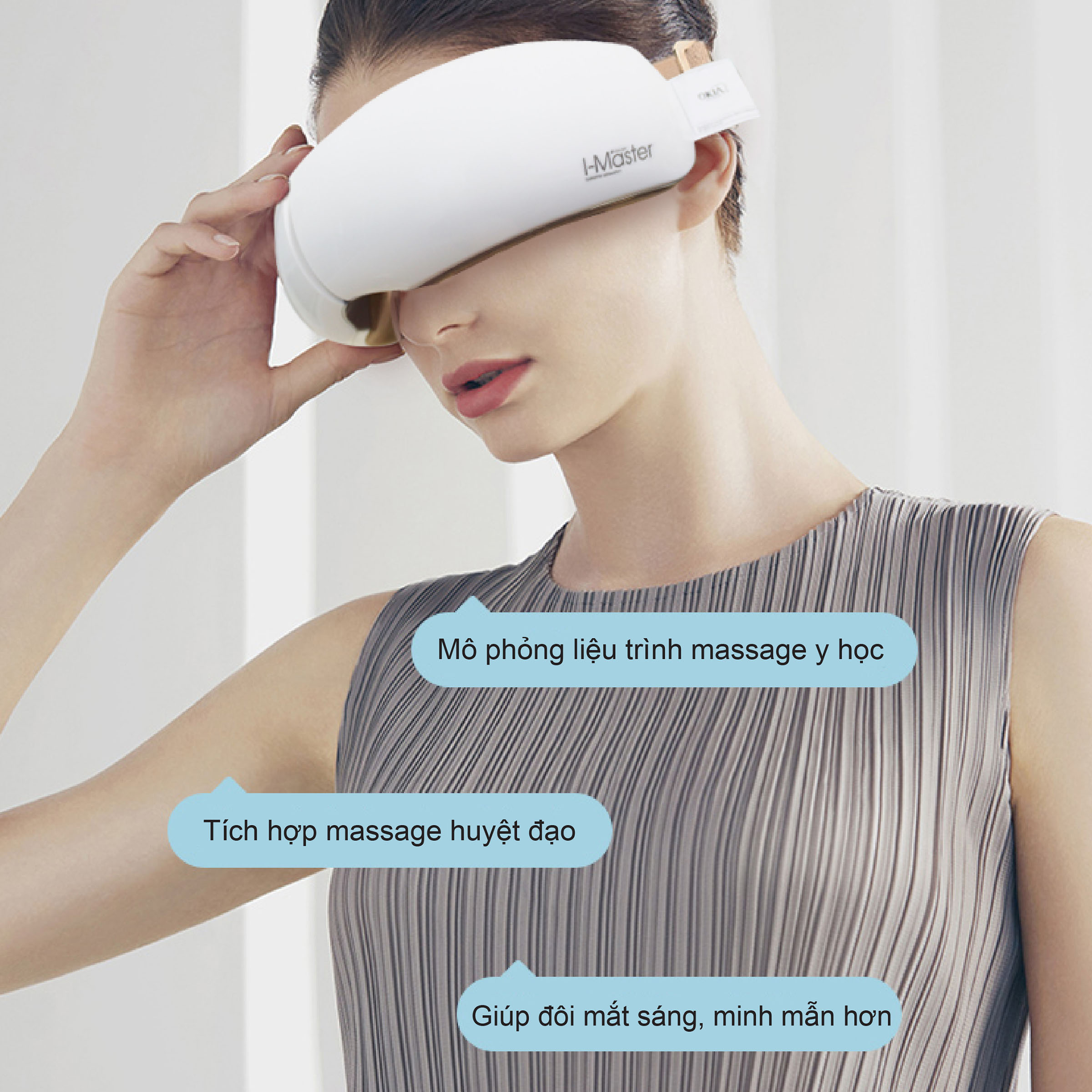 [FREESHIP TOÀN QUỐC] - Máy Massage Mắt Cao Cấp OKIA I-Master Chính Hãng Malaysia