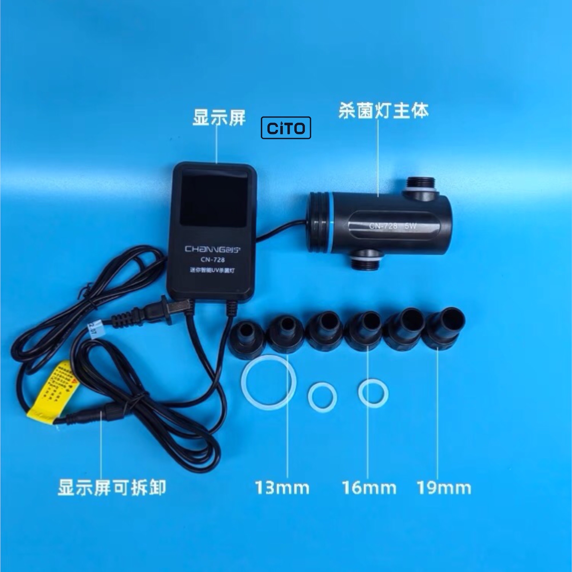 Đèn uv hồ cá - chaning có hẹn giờ