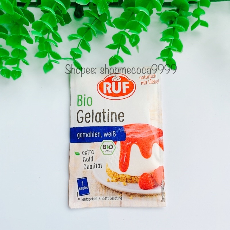 Gelatine hữu cơ ruf, pudding ruf, men nở ruf, bột nở ruf