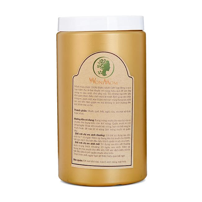 [HSD 02/26] Combo 2 Muối giảm eo đông y thảo dược Wonmom