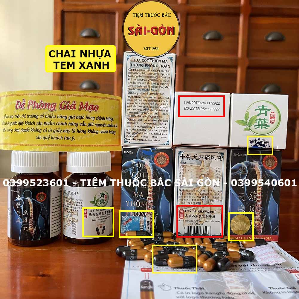 Tọa Cốt Thiên Ma Thống Phong Hoàn (HÀNG XỊN DATE MỚI VIÊN CÓ CHỮ)