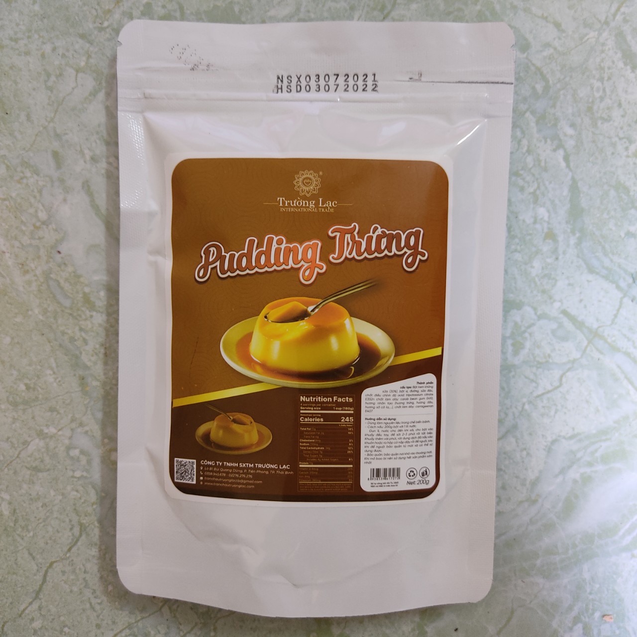 (HT) pudding trứng 200g